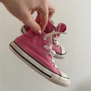 Converse Pink High-Top Sneakers